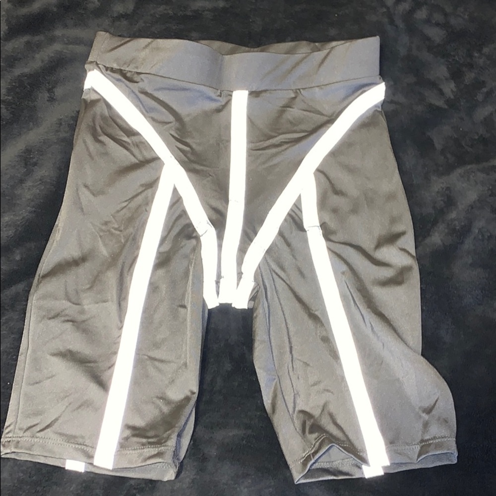 Reflective biker shorts